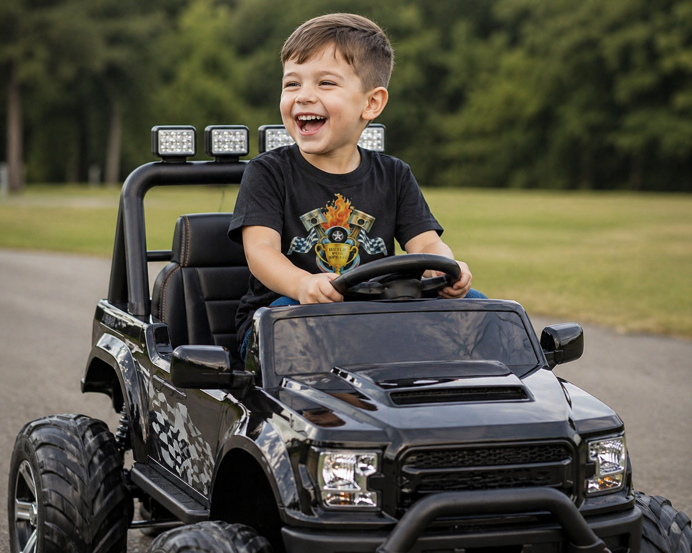 Built for Speed Toddler Tee – Race Car Graphic Shirt | Pit Crew Collection | Wish & Wander x Allie Singer