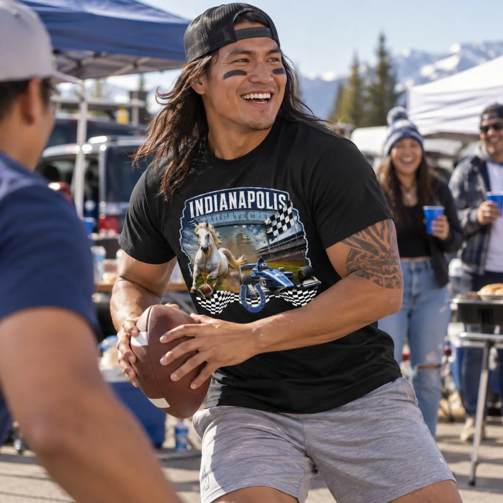 Indianapolis Tailgate Crew Tee | Indy Football Game Day Shirt `` Sweet Talks Tees