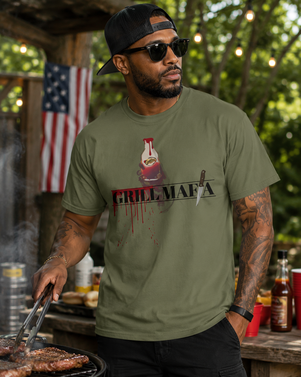 Grill Mafia Unisex Graphic Tee | BBQ Streetwear T-Shirt