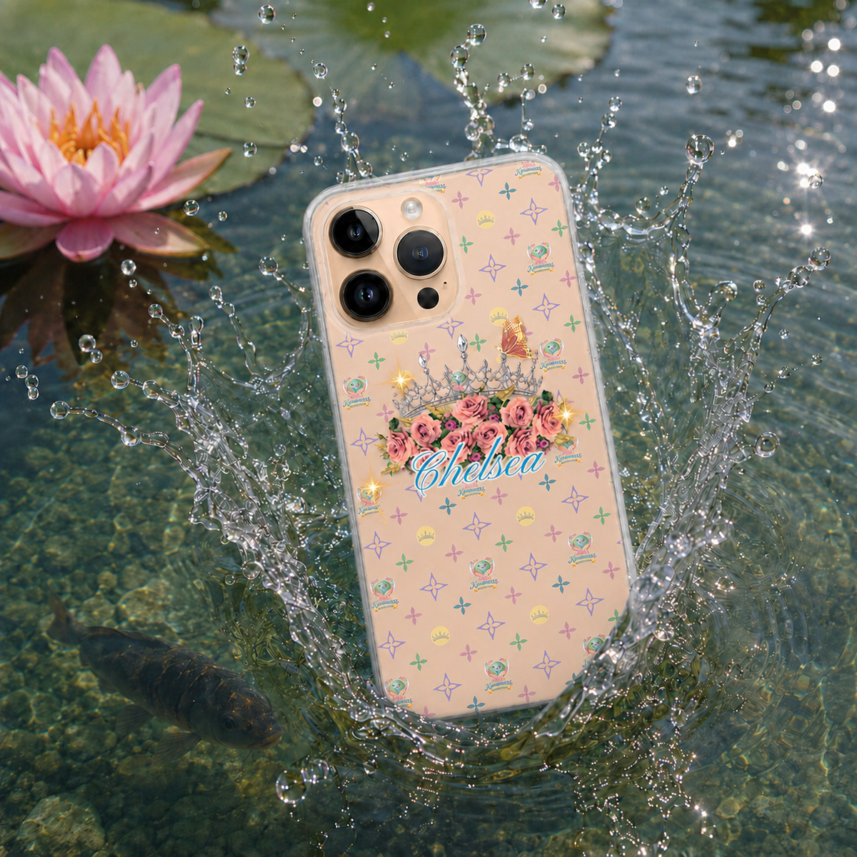 Wild & Free Alpine Rose Personalized iPhone® Case with Western Glam Sweet Talks Tees