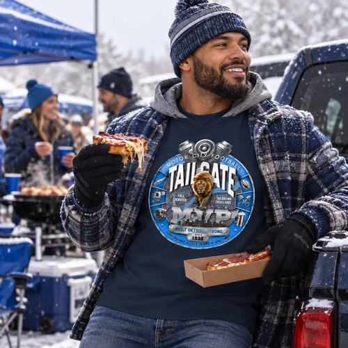 Motor City Football Tailgate MVP Tee – Detroit Game Day Shirt Sweet Talks Tees