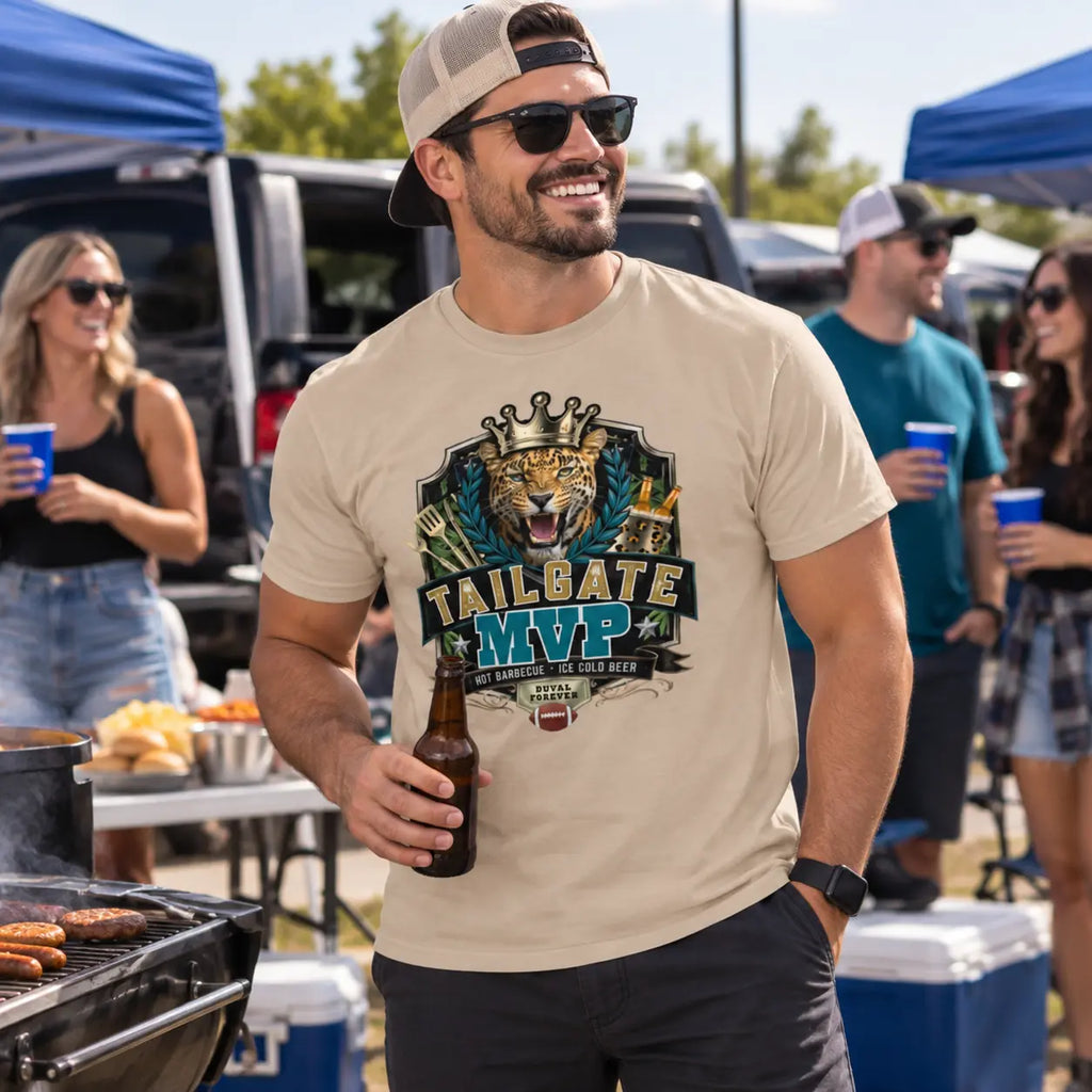 Duval Forever Tailgate MVP Tee – Jacksonville Football Inspired Game Day Shirt Sweet Talks Tees