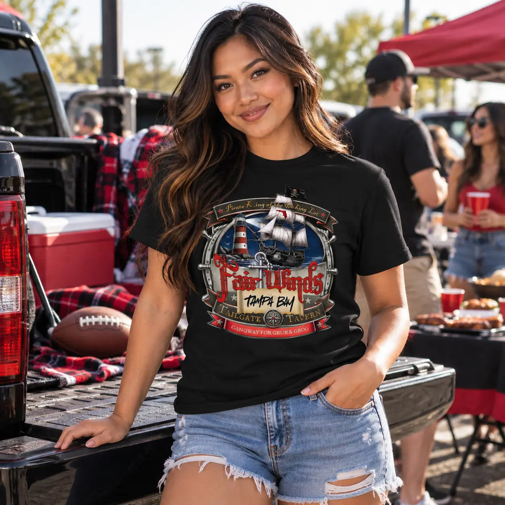 Tampa Bay Pirate Tailgate Tee | Tampa Football Game Day Shirt | Pirate King Fan Apparel Sweet Talks Tees