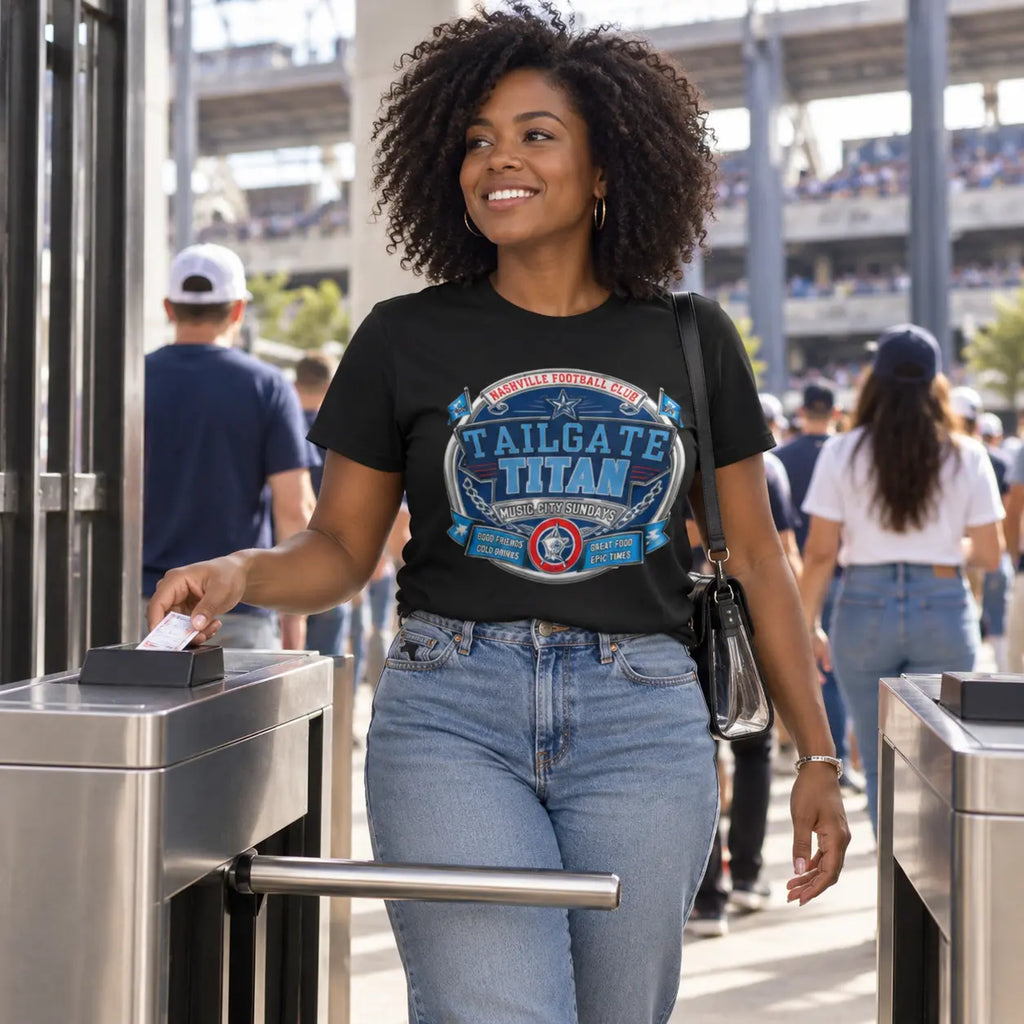 Nashville Tailgate Titan Tee | Tennessee Football-Inspired Game Day Shirt Sweet Talks Tees