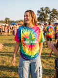 Vegetarian Tie-Dye Oversized Unisex Tee