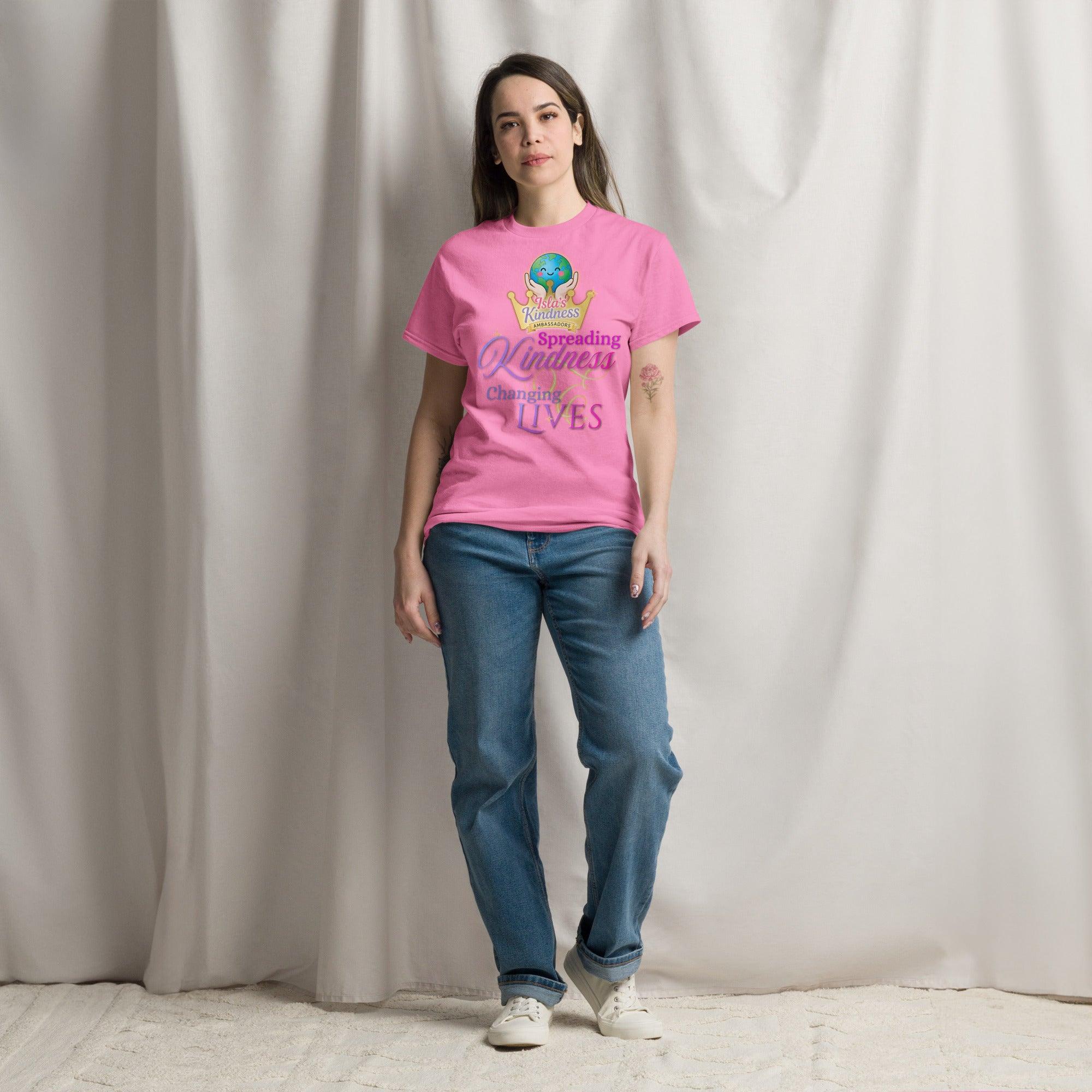 unisex-classic-tee-azalea-front-6a132de787952 - Sweet Talks Tees
