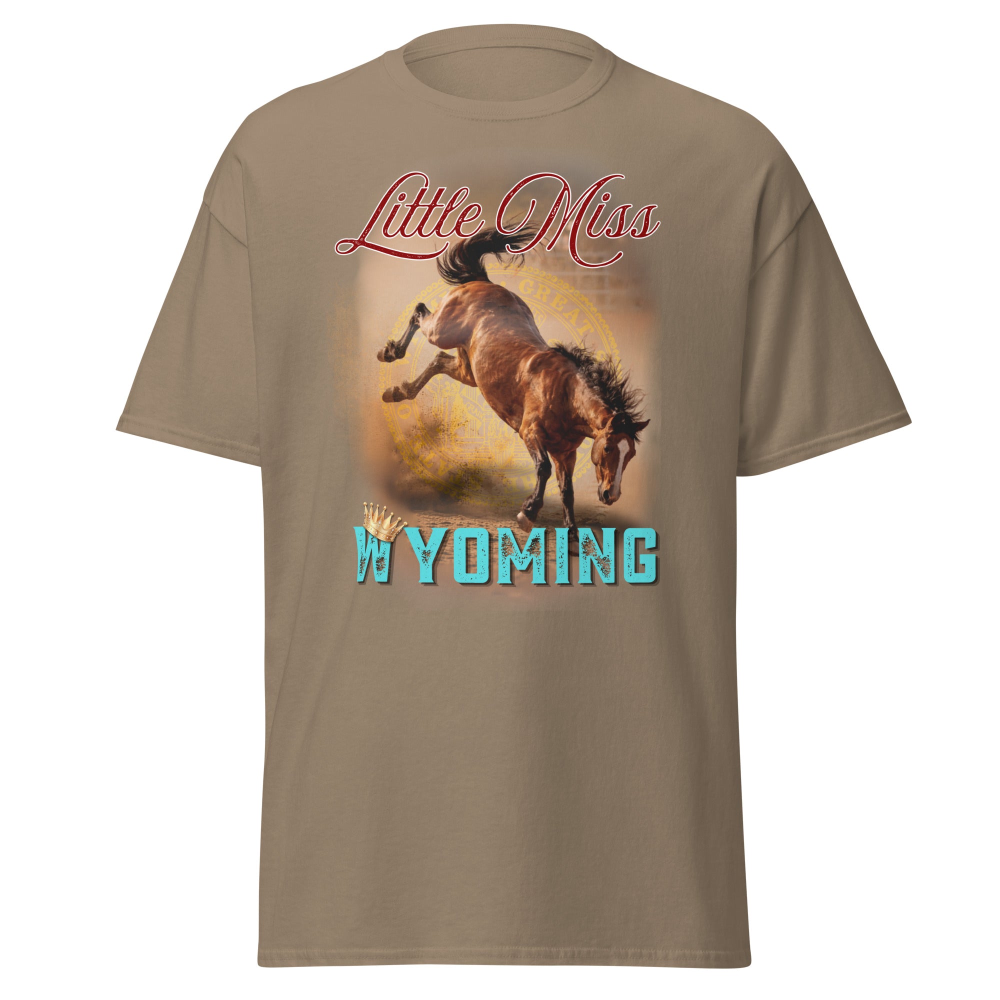western boutique t shirt with horse design for women