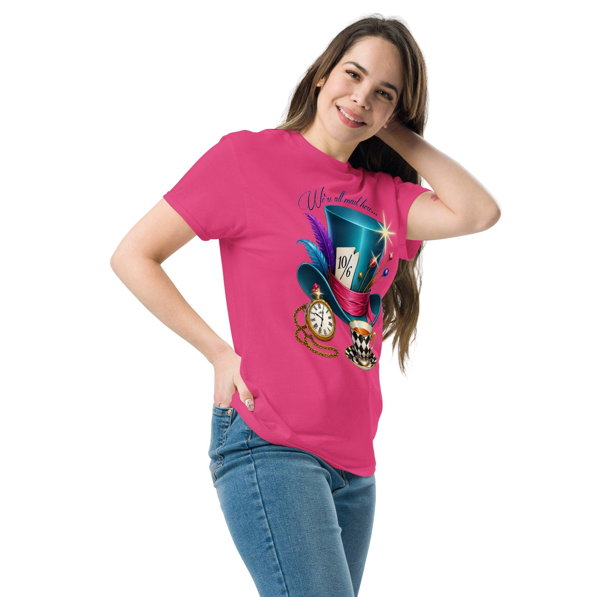 unisex-classic-tee-heliconia-left-front-69fccd7095444 - Sweet Talks Tees