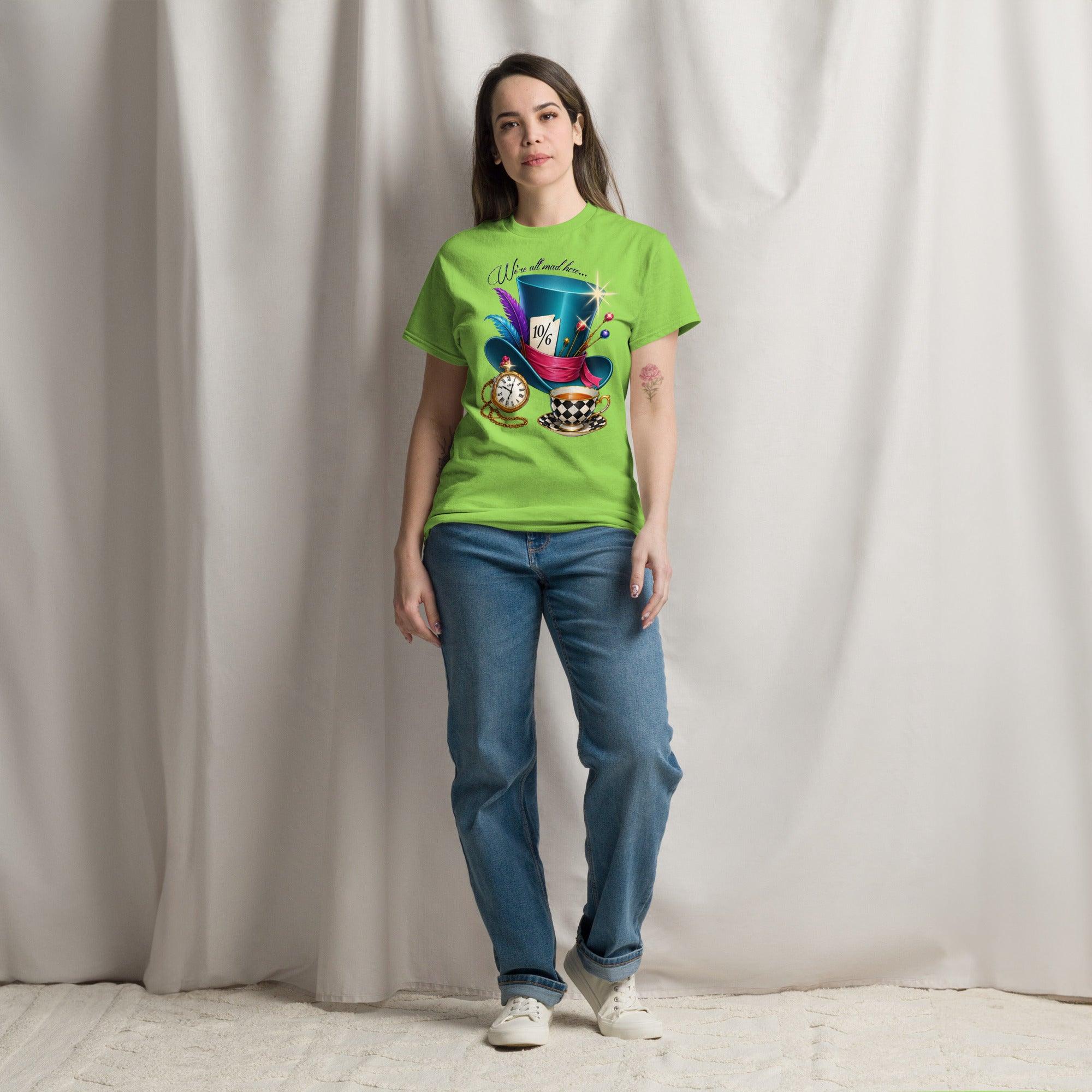 unisex-classic-tee-lime-front-69fccd7096688 - Sweet Talks Tees