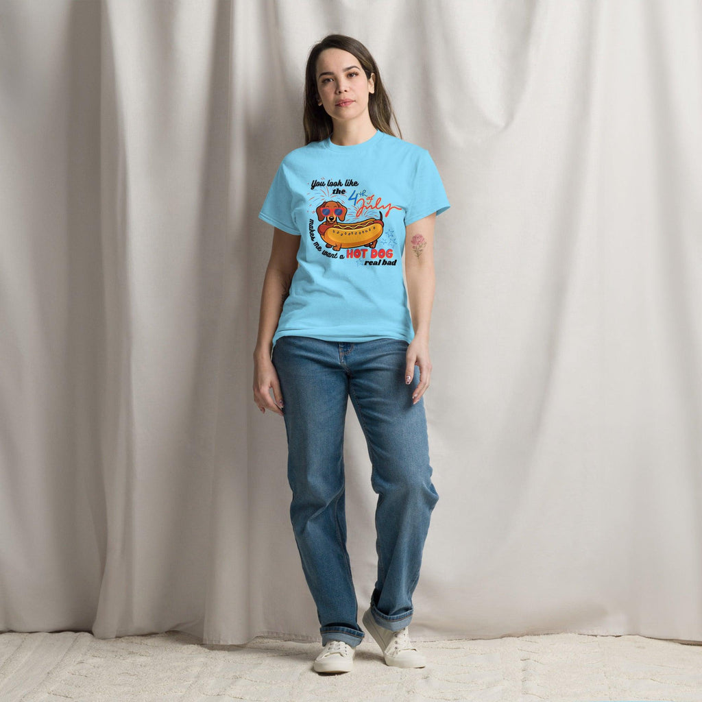 unisex-classic-tee-sky-front-69c1952d688e4 - Sweet Talks Tees