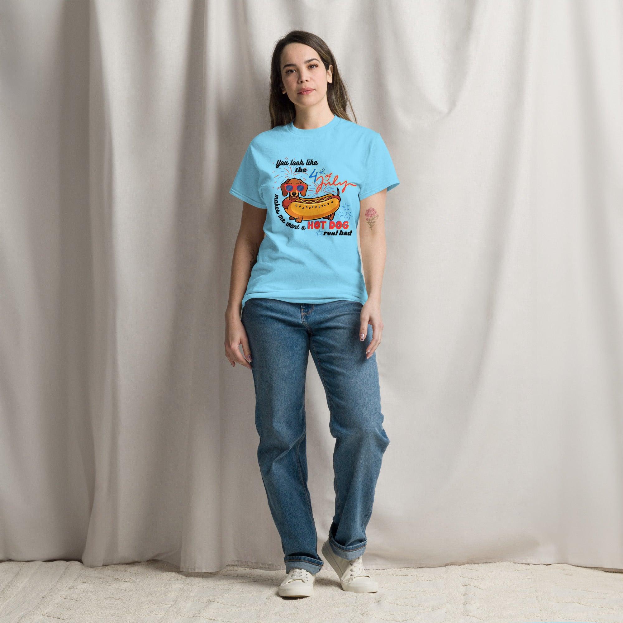 unisex-classic-tee-sky-front-69c1952d688e4 - Sweet Talks Tees