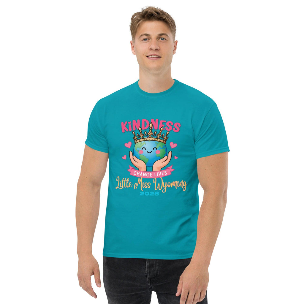unisex-classic-tee-tropical-blue-front-6a1337e0277df - Sweet Talks Tees