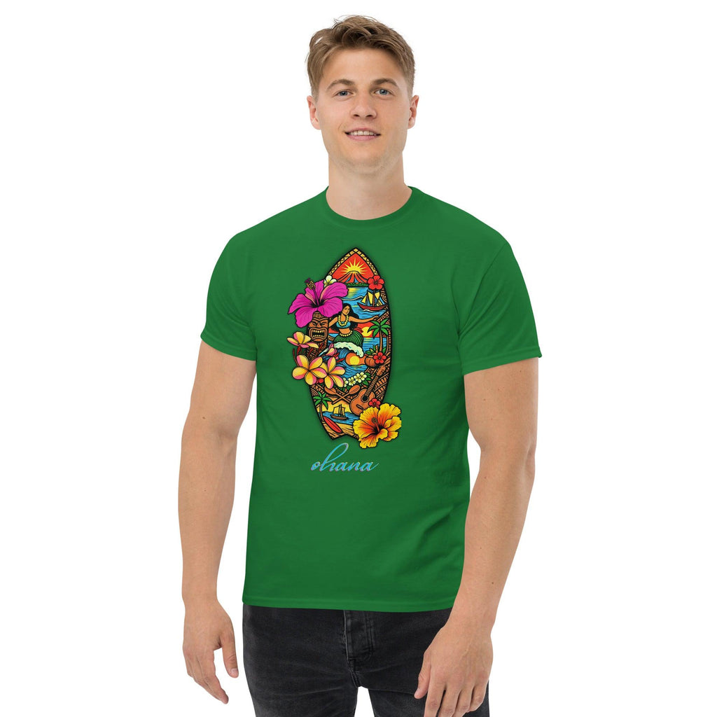 unisex-classic-tee-turf-green-front-69fe9642b3034 - Sweet Talks Tees