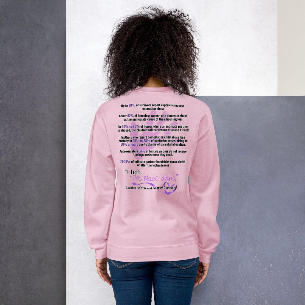 unisex-crew-neck-sweatshirt-light-pink-back-69b05fde0d9da - Sweet Talks Tees