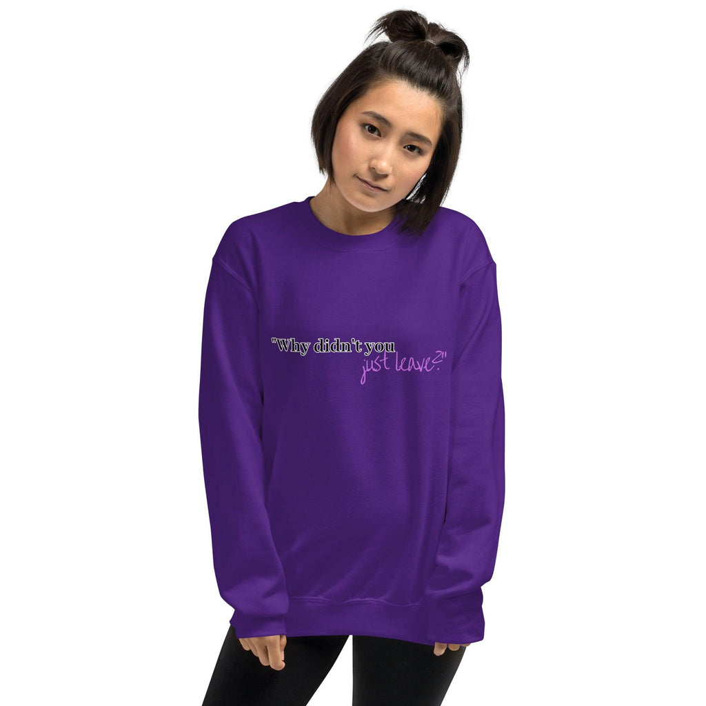 unisex-crew-neck-sweatshirt-purple-front-69b05fde0fa96 - Sweet Talks Tees