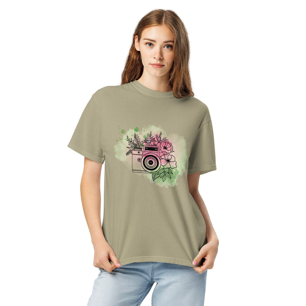 unisex-garment-dyed-heavyweight-t-shirt-khaki-front-2-69c4614ad3445 - Sweet Talks Tees