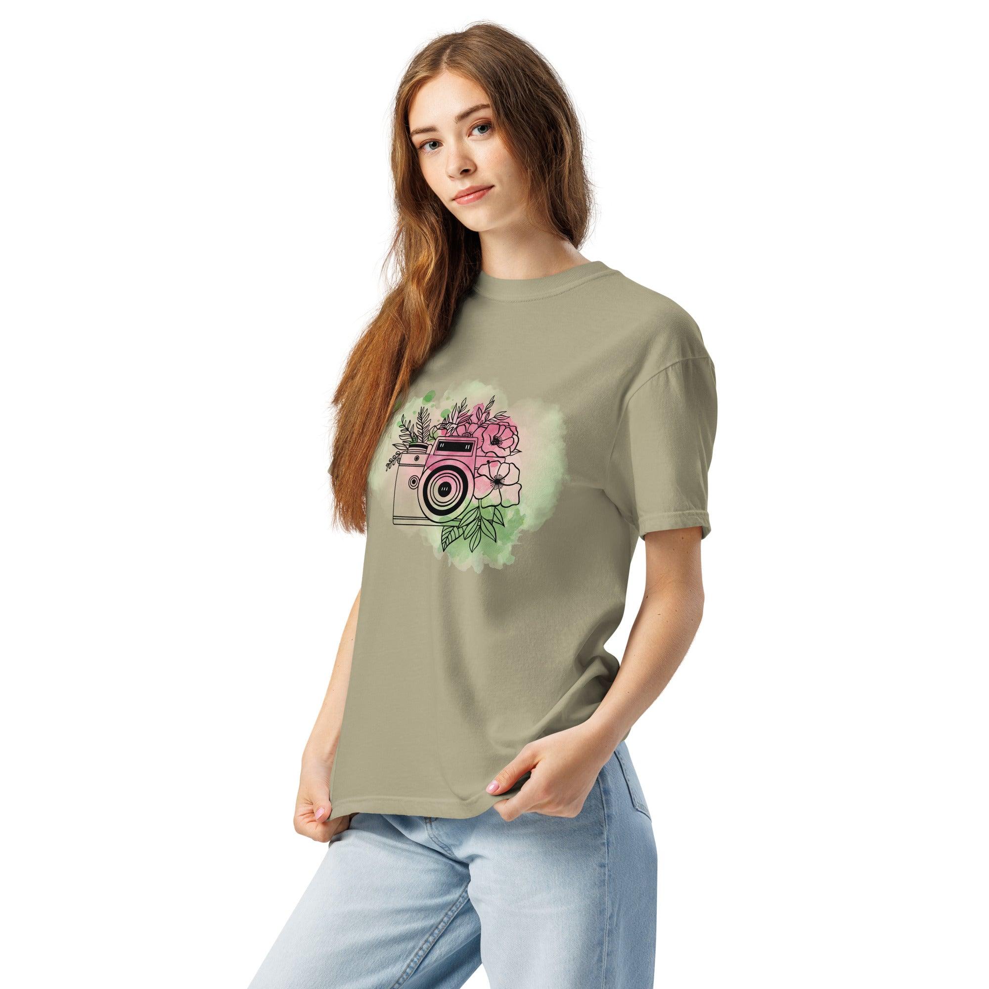 unisex-garment-dyed-heavyweight-t-shirt-khaki-left-front-69c4614ad6508 - Sweet Talks Tees