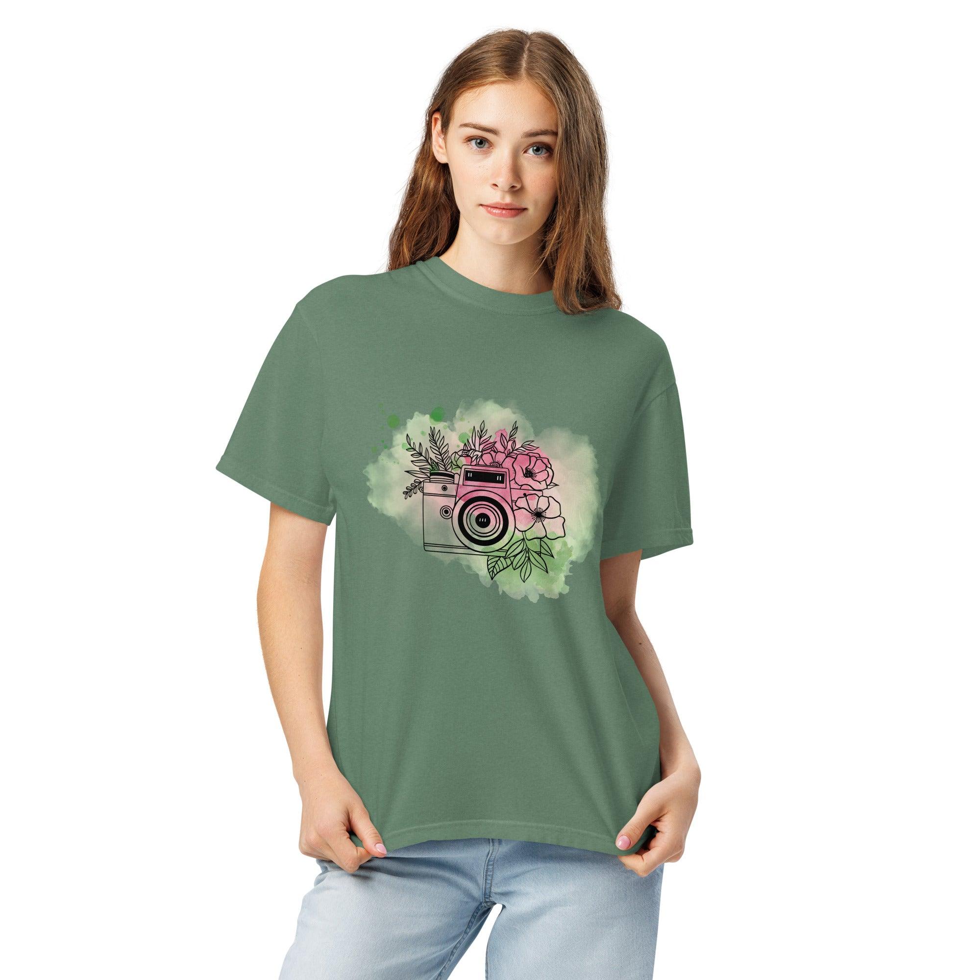 unisex-garment-dyed-heavyweight-t-shirt-light-green-front-2-69c4614aba1f1 - Sweet Talks Tees