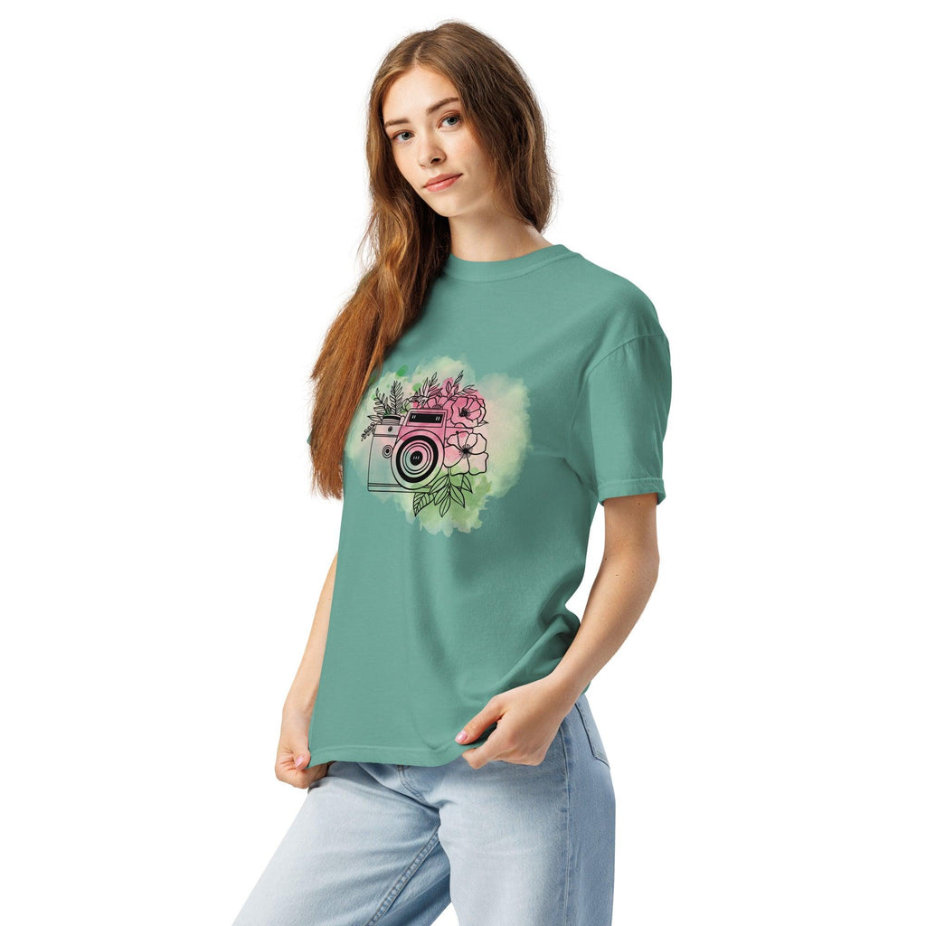 unisex-garment-dyed-heavyweight-t-shirt-seafoam-left-front-69c4614acb142 - Sweet Talks Tees