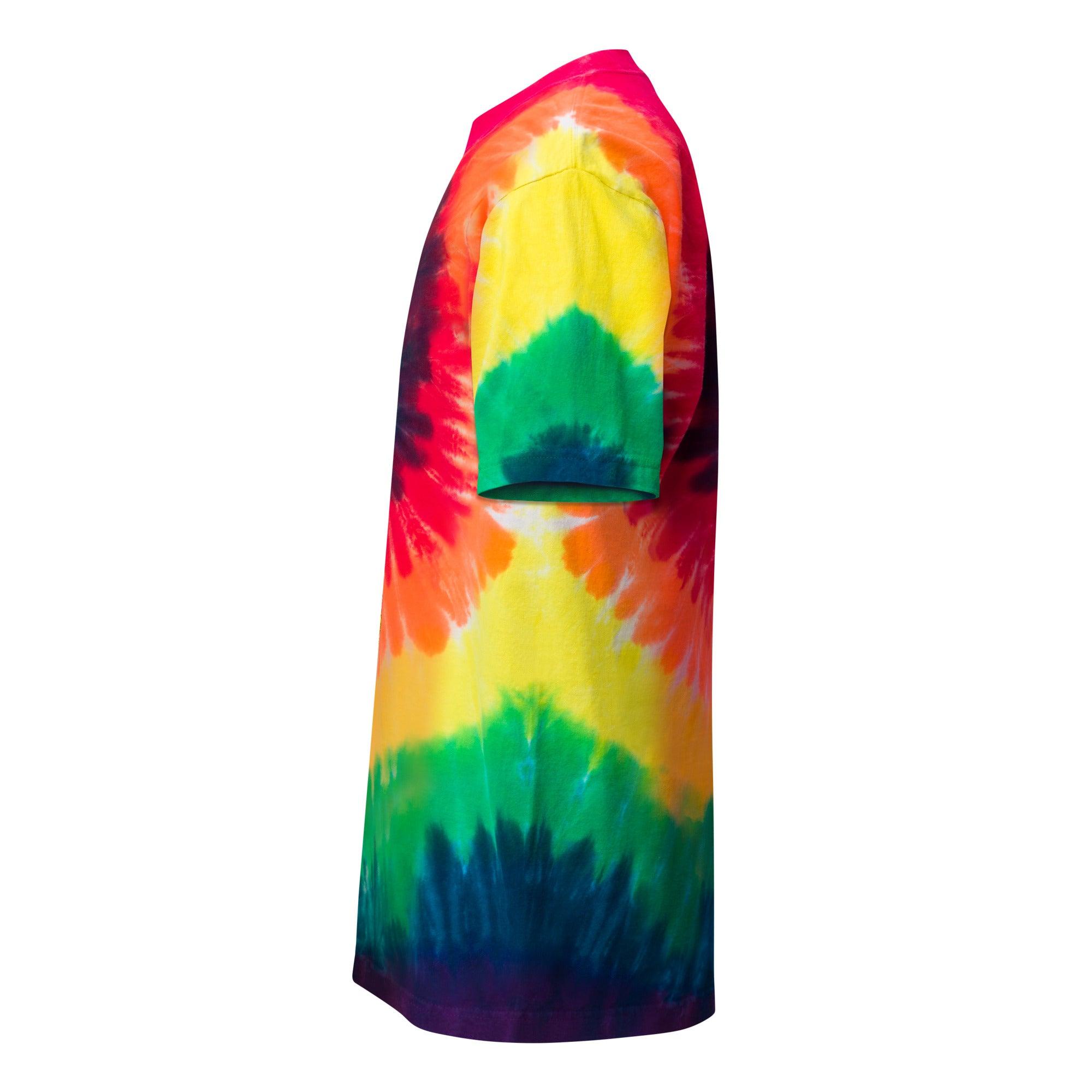 unisex-oversized-tie-dye-t-shirt-classic-rainbow-left-69fa25eb7647c - Sweet Talks Tees