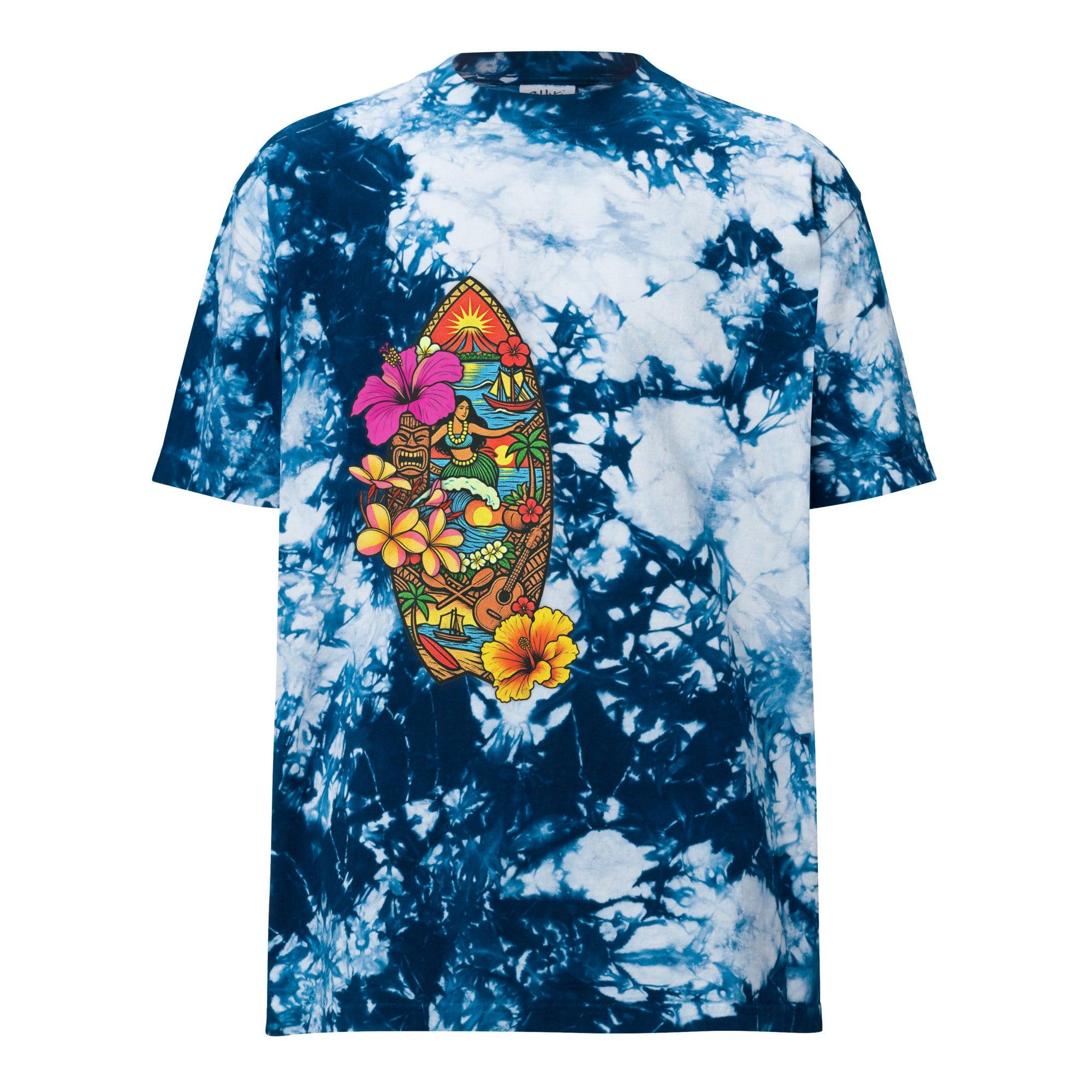 unisex-oversized-tie-dye-t-shirt-navy-white-front-69fa25eb757f6 - Sweet Talks Tees
