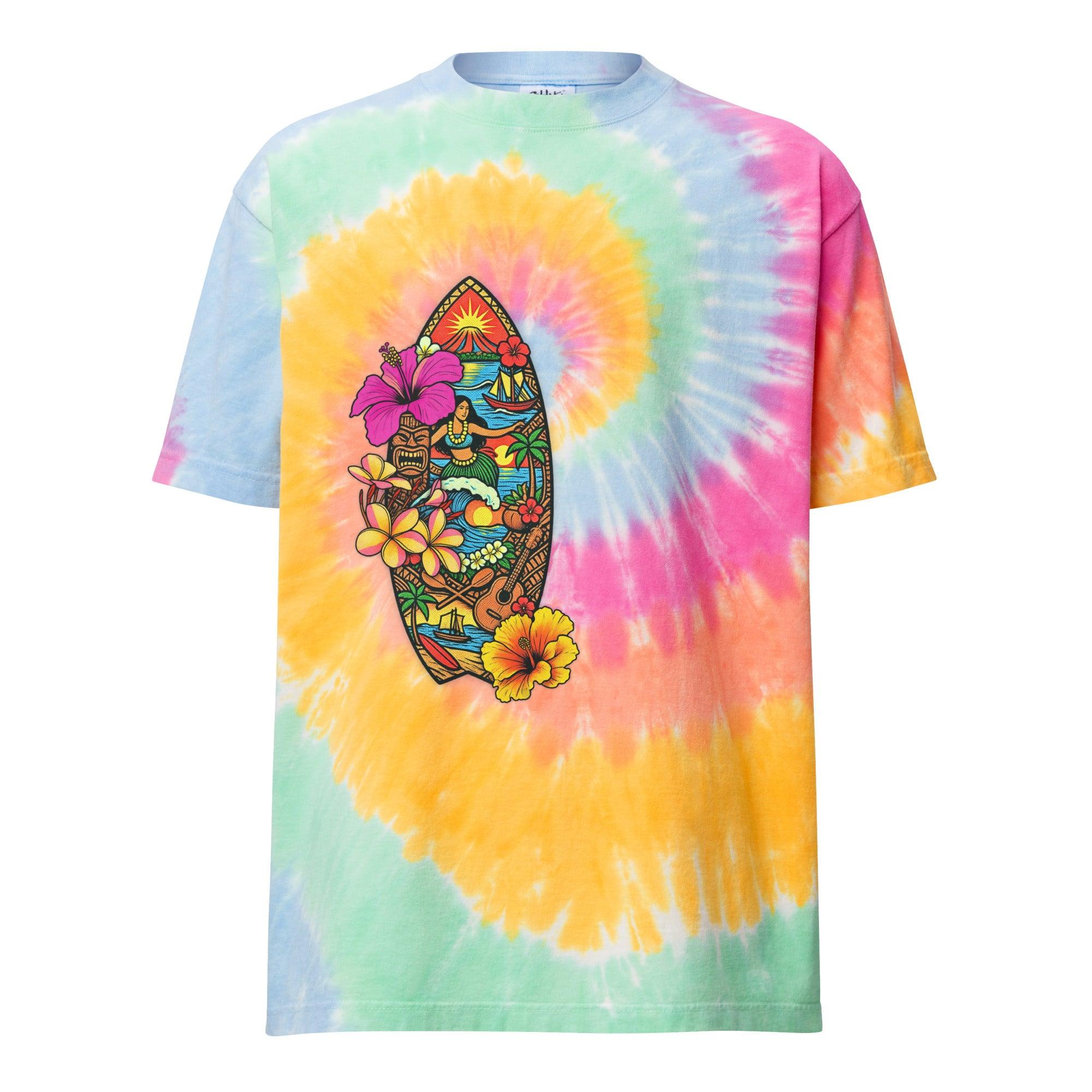unisex-oversized-tie-dye-t-shirt-sherbet-rainbow-front-69fa25eb758a4 - Sweet Talks Tees