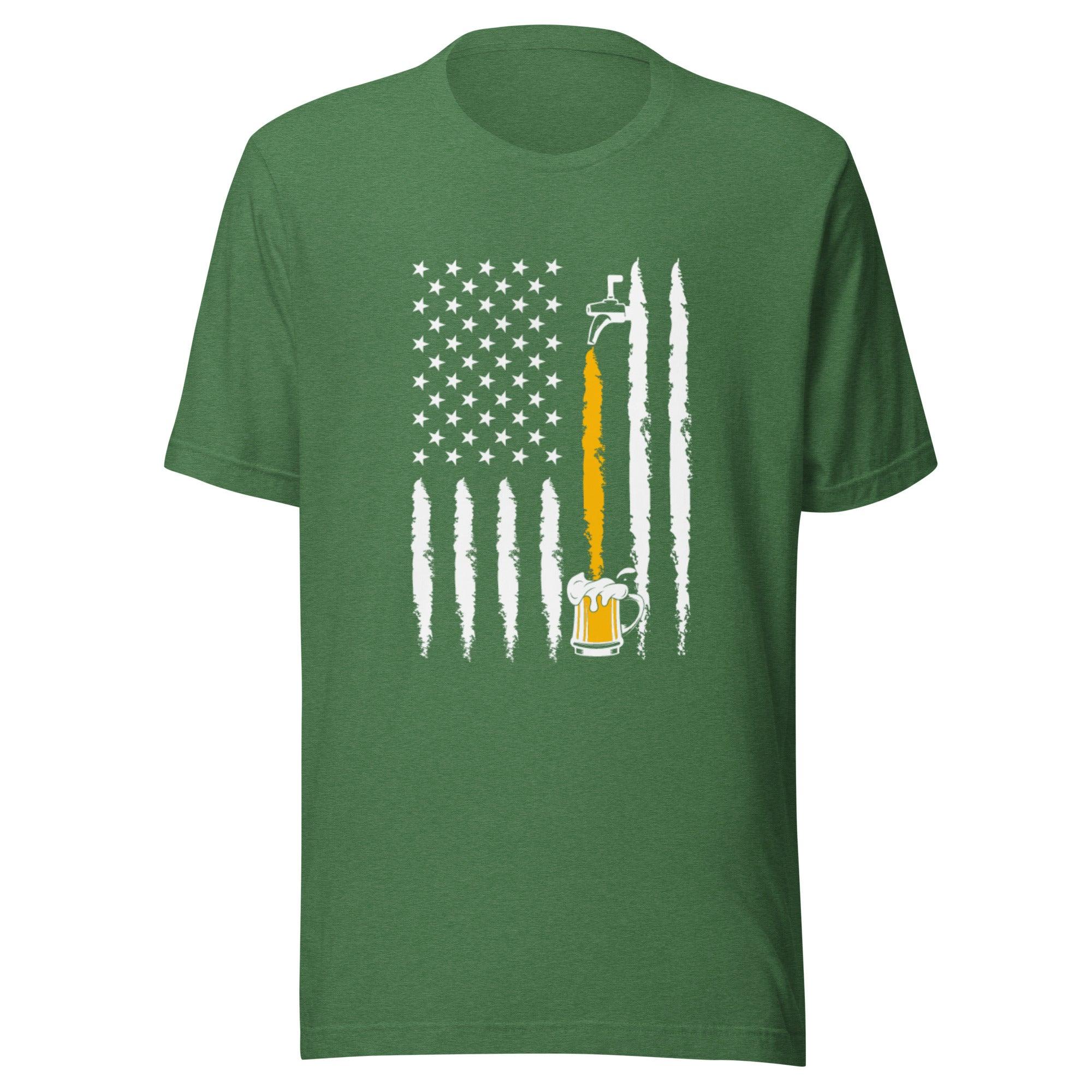 unisex-staple-t-shirt-heather-grass-green-front-69b9ce2c4b4a5 - Sweet Talks Tees