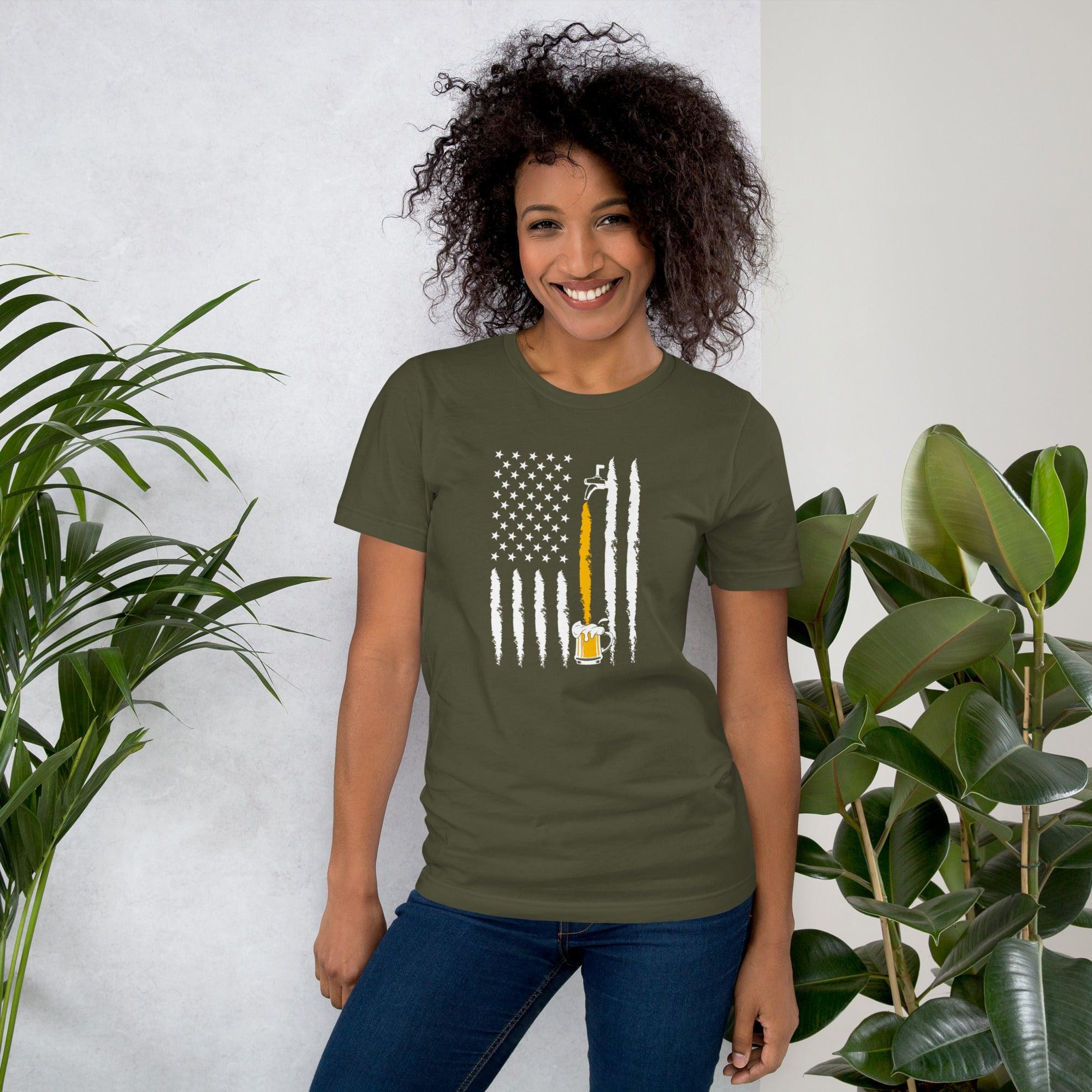unisex-staple-t-shirt-military-green-front-69b9ce2c46519 - Sweet Talks Tees
