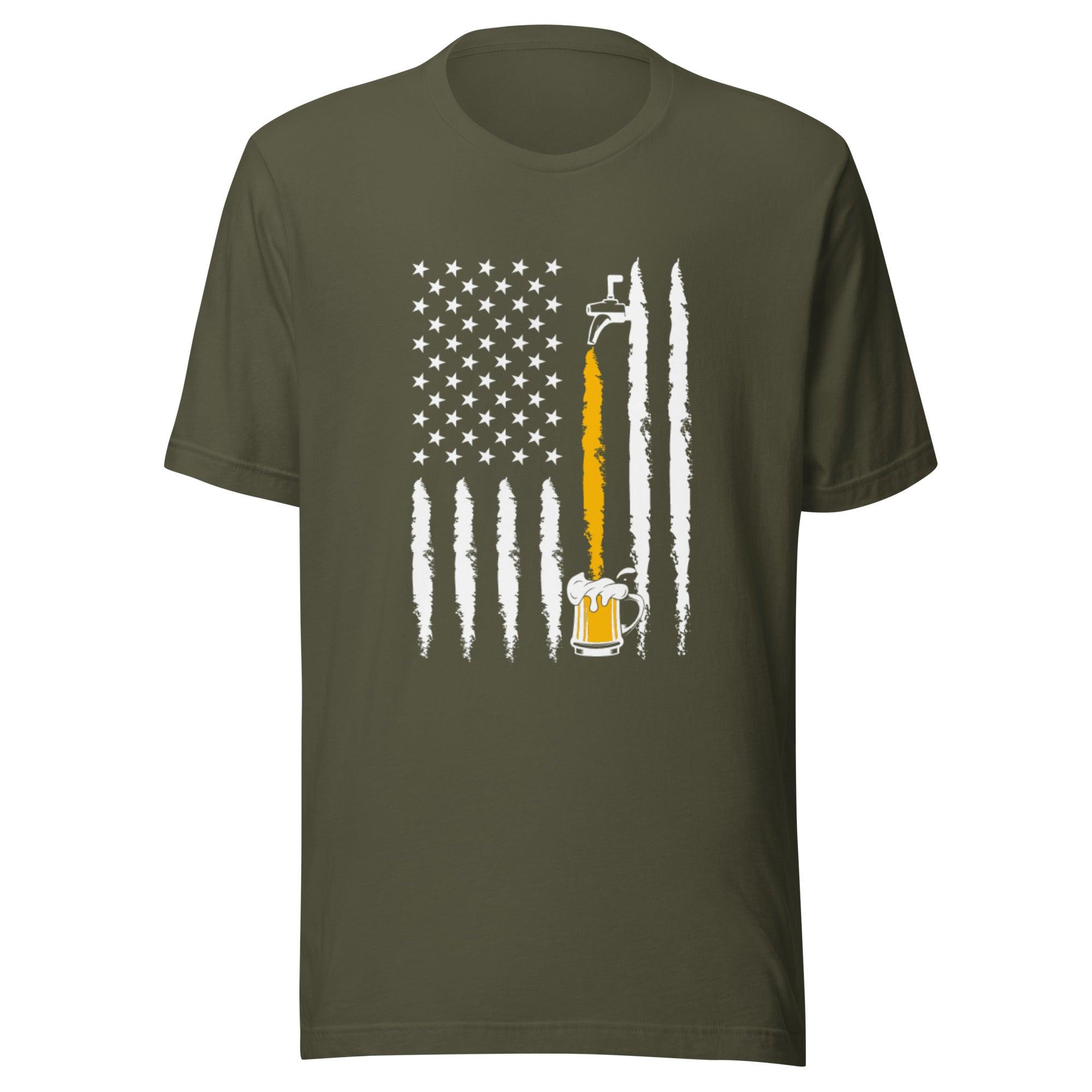 unisex-staple-t-shirt-military-green-front-69b9ce2c4afb4 - Sweet Talks Tees