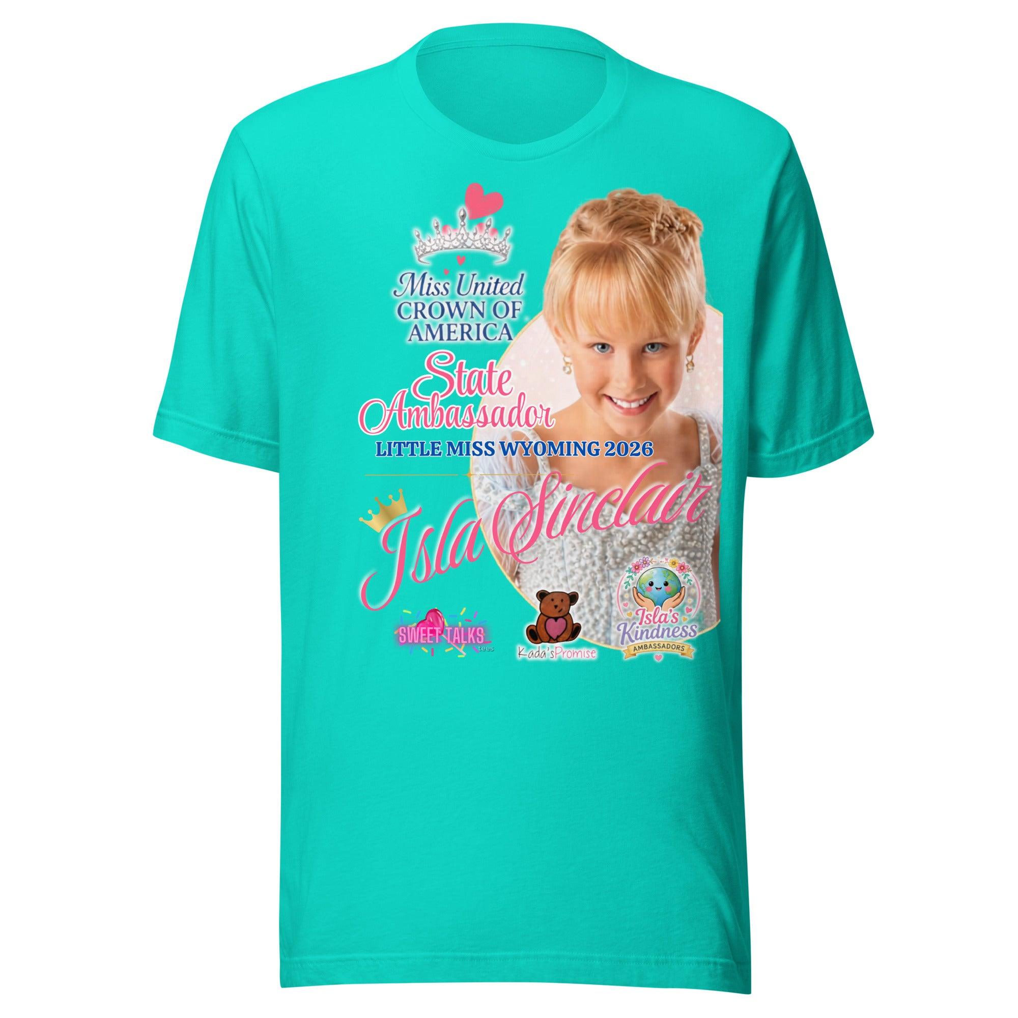 unisex-staple-t-shirt-teal-front-6a134a0b370da - Sweet Talks Tees