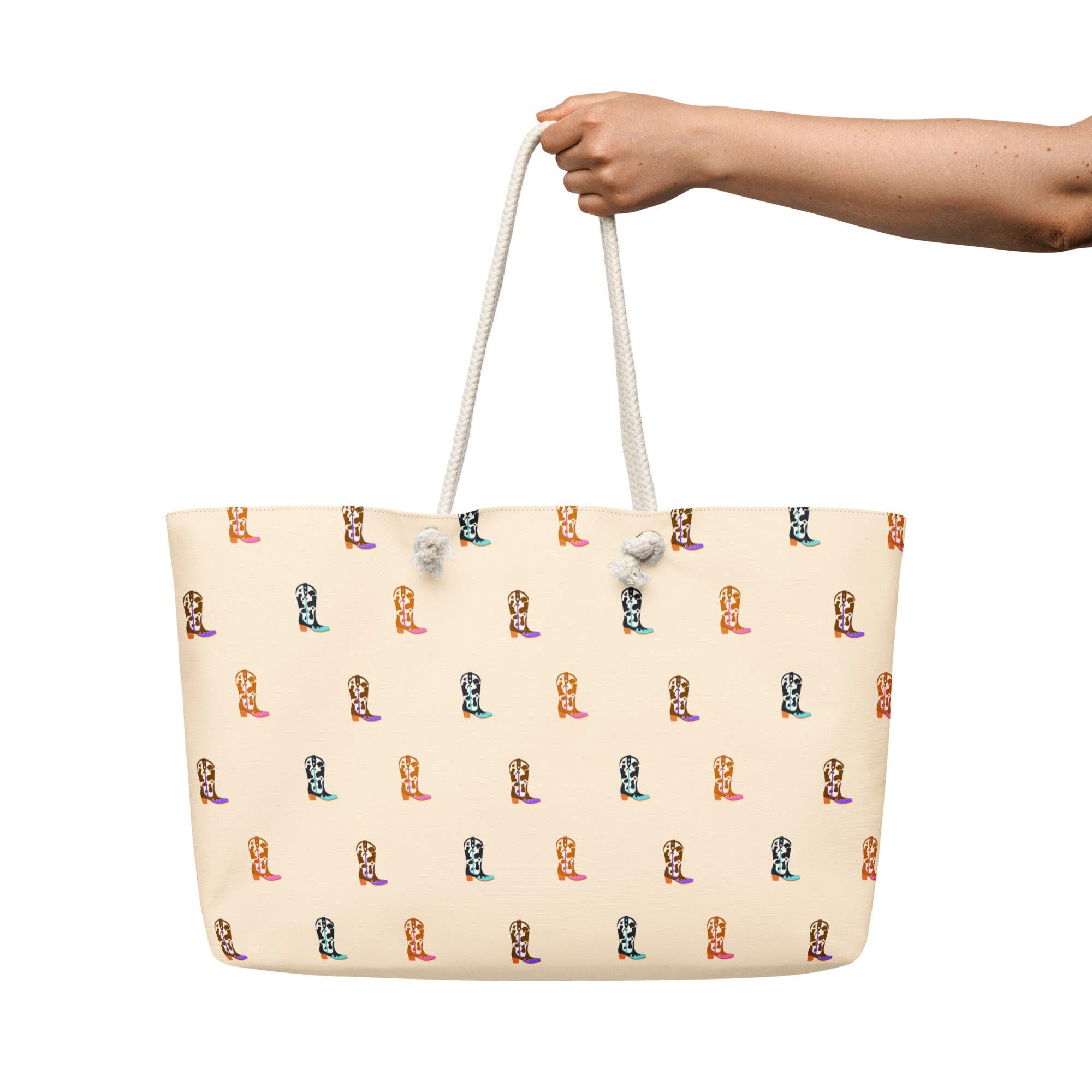 weekender-bag-white-24x13-front-6a12269f6918c - Sweet Talks Tees