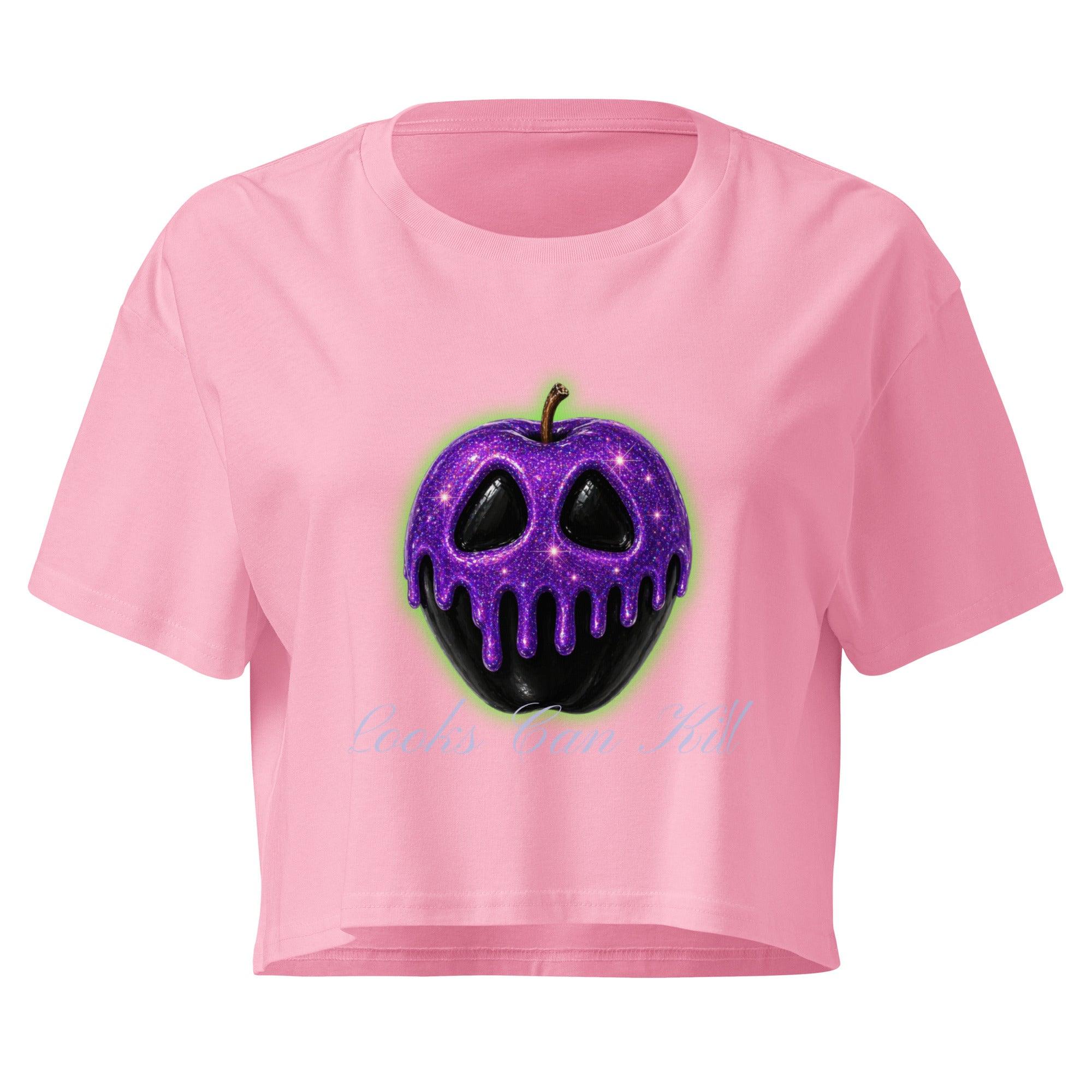 womens-crop-top-bubblegum-front-69fa18c77cb8f - Sweet Talks Tees