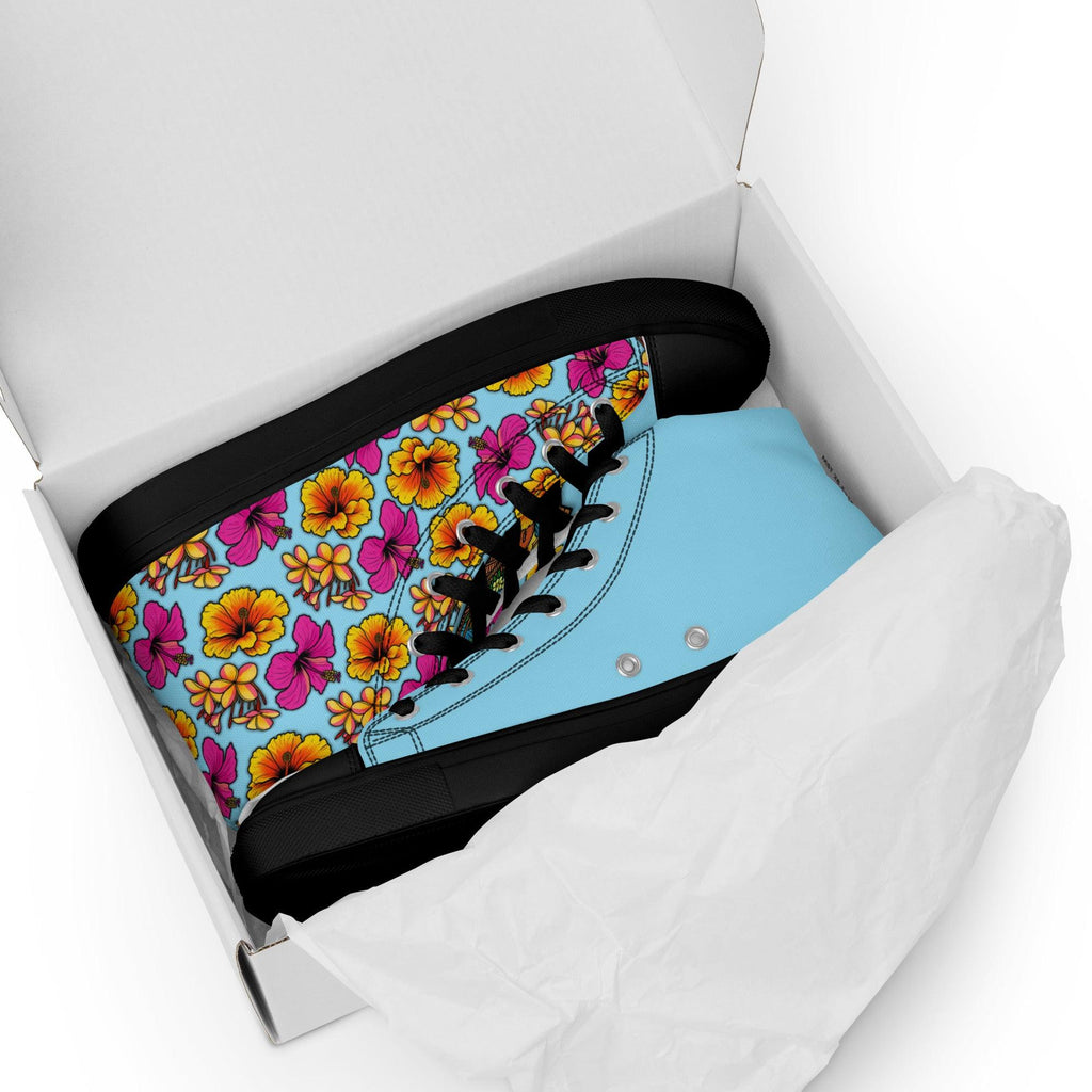 womens-high-top-canvas-shoes-black-front-69fdd9bbc6b8e - Sweet Talks Tees