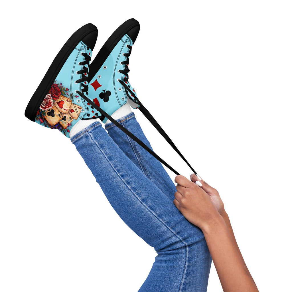 womens-high-top-canvas-shoes-black-right-69f9f18762b02 - Sweet Talks Tees