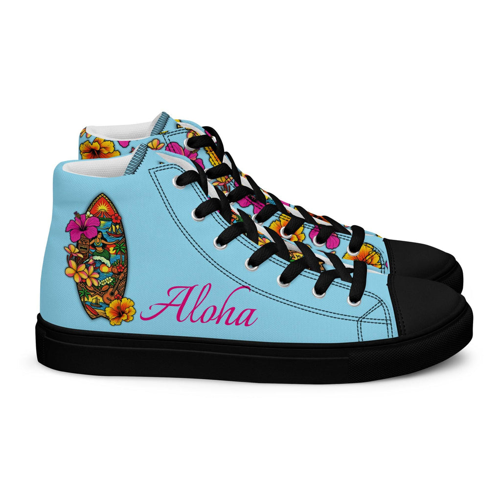 womens-high-top-canvas-shoes-black-right-69fdd9bbc4918 - Sweet Talks Tees
