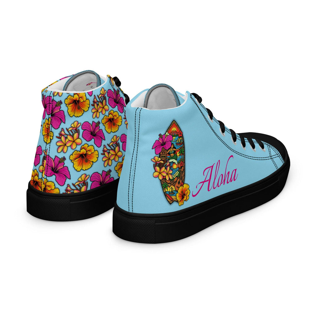 womens-high-top-canvas-shoes-black-right-back-69fdd9bbc5050 - Sweet Talks Tees
