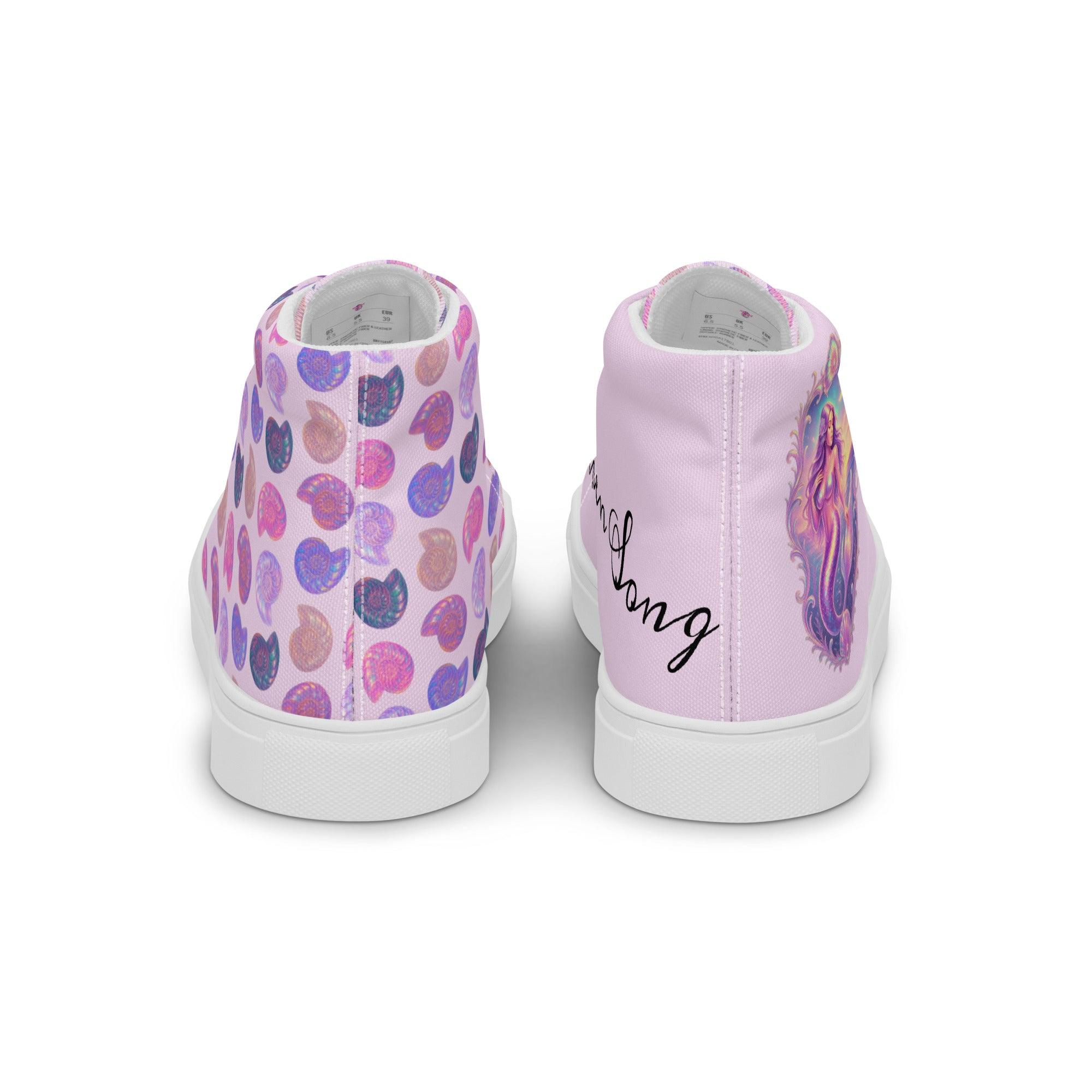 womens-high-top-canvas-shoes-white-back-69fdd621b3044 - Sweet Talks Tees
