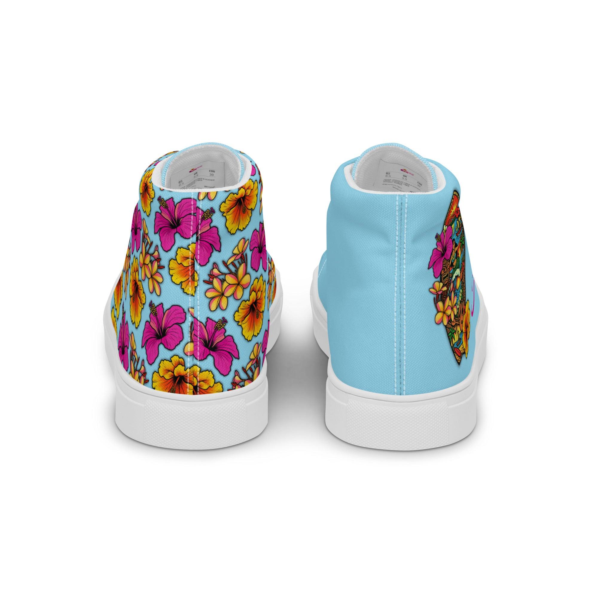 womens-high-top-canvas-shoes-white-back-69fdd9bbc1e92 - Sweet Talks Tees