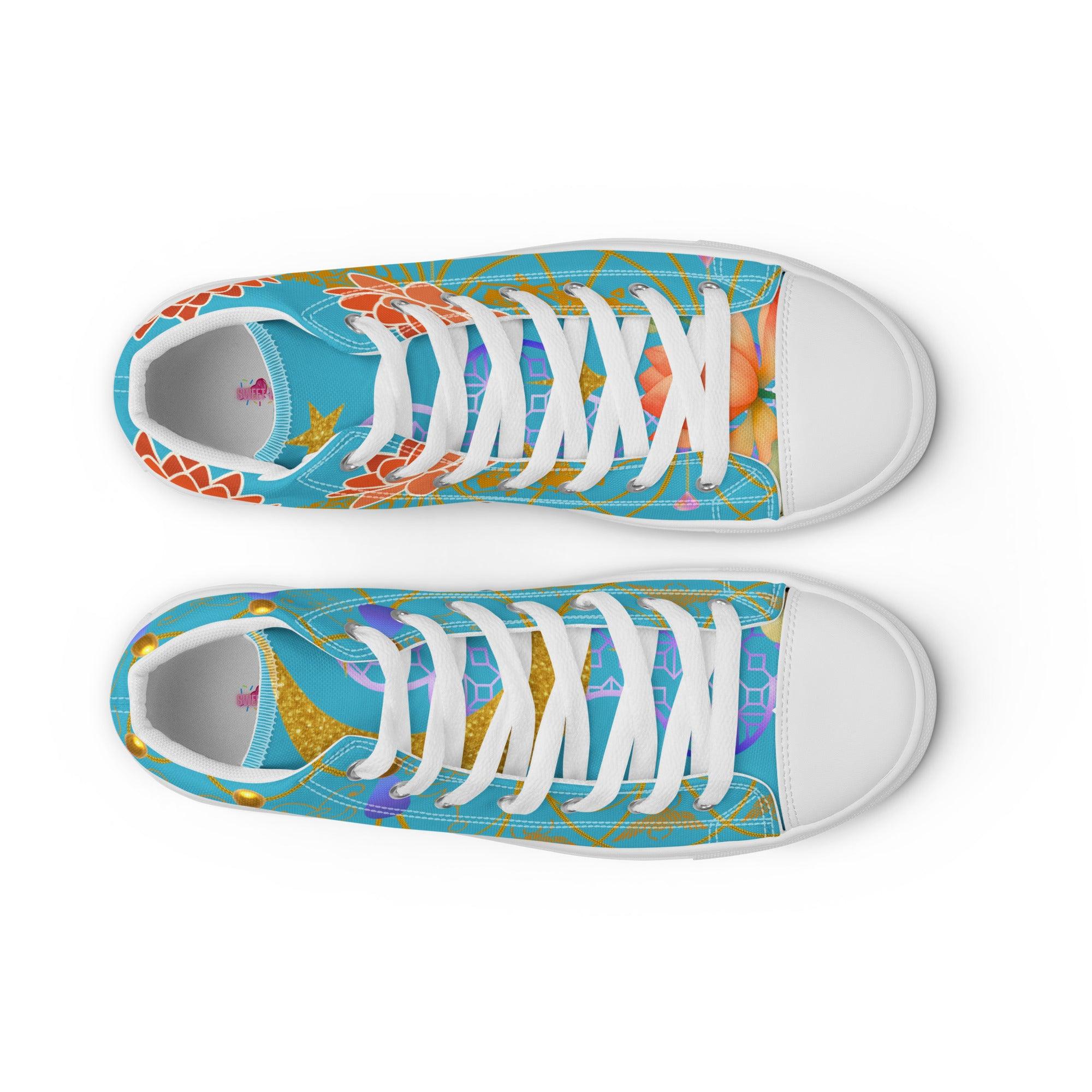 womens-high-top-canvas-shoes-white-front-2-69fa9bba4cc16 - Sweet Talks Tees