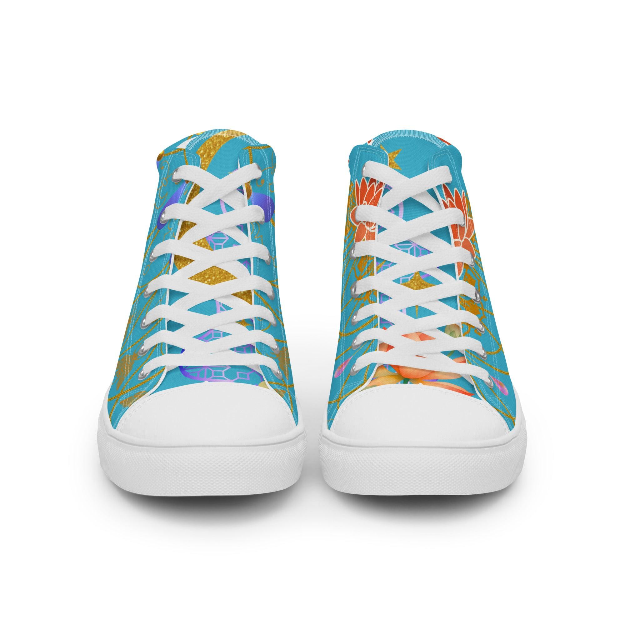 womens-high-top-canvas-shoes-white-front-69fa9bba4c1f2 - Sweet Talks Tees
