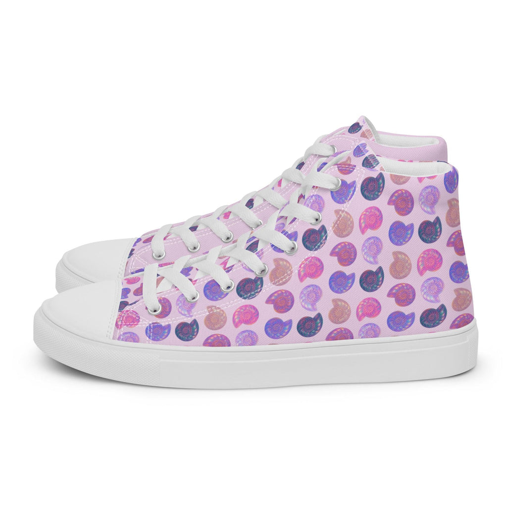 womens-high-top-canvas-shoes-white-left-69fdd621b4557 - Sweet Talks Tees