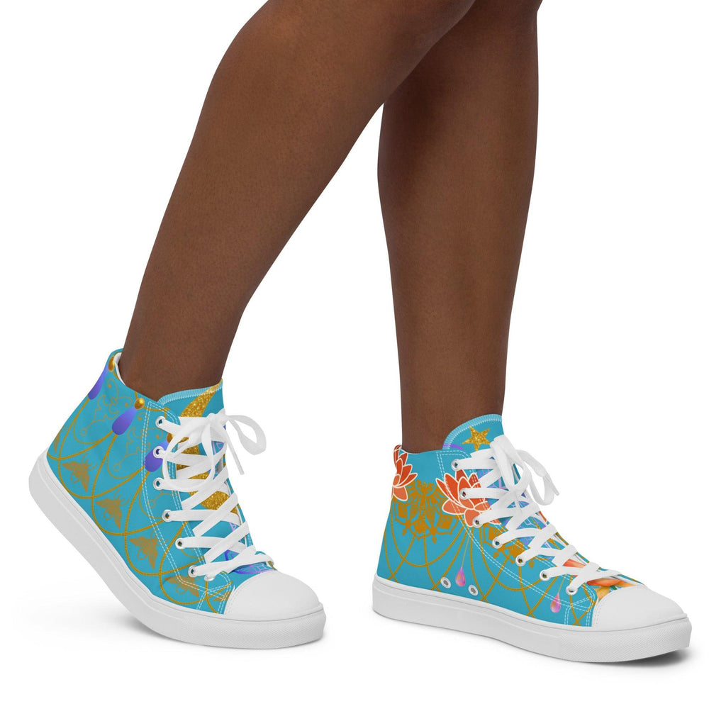 womens-high-top-canvas-shoes-white-right-69fa9bba4ff85 - Sweet Talks Tees