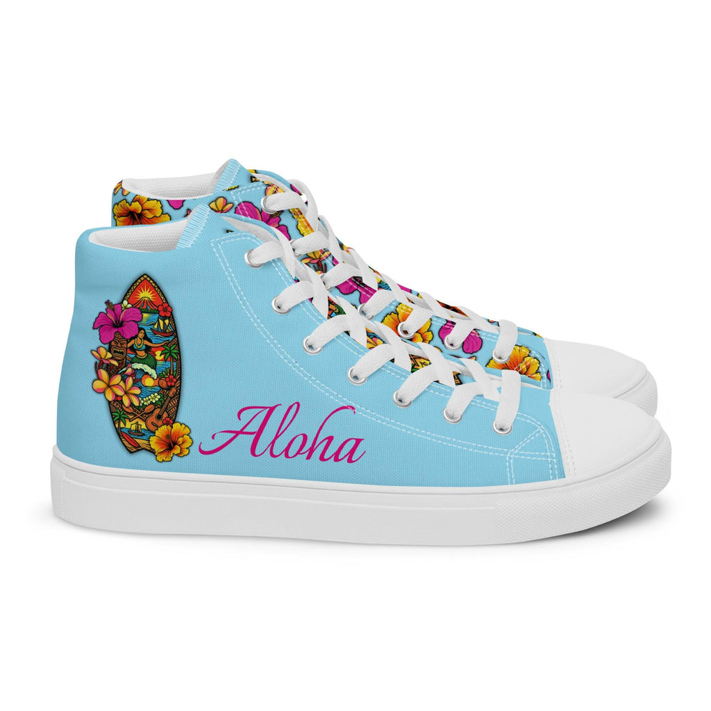 womens-high-top-canvas-shoes-white-right-69fdd9bbc49f4 - Sweet Talks Tees