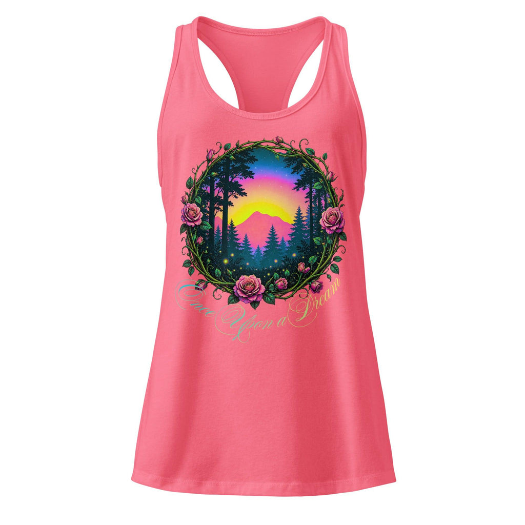 womens-ideal-racerback-tank-top-hot-pink-front-69fa13a038761 - Sweet Talks Tees