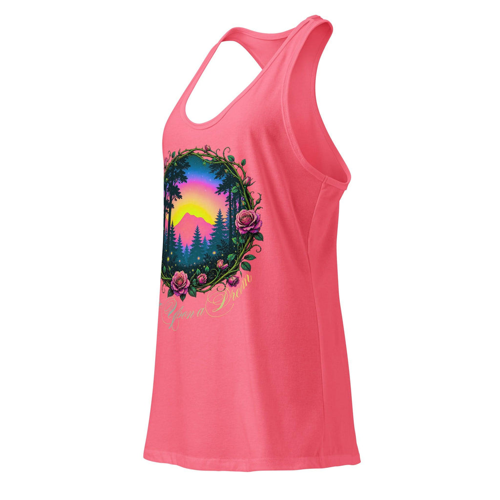 womens-ideal-racerback-tank-top-hot-pink-left-front-69fa13a03b3f2 - Sweet Talks Tees