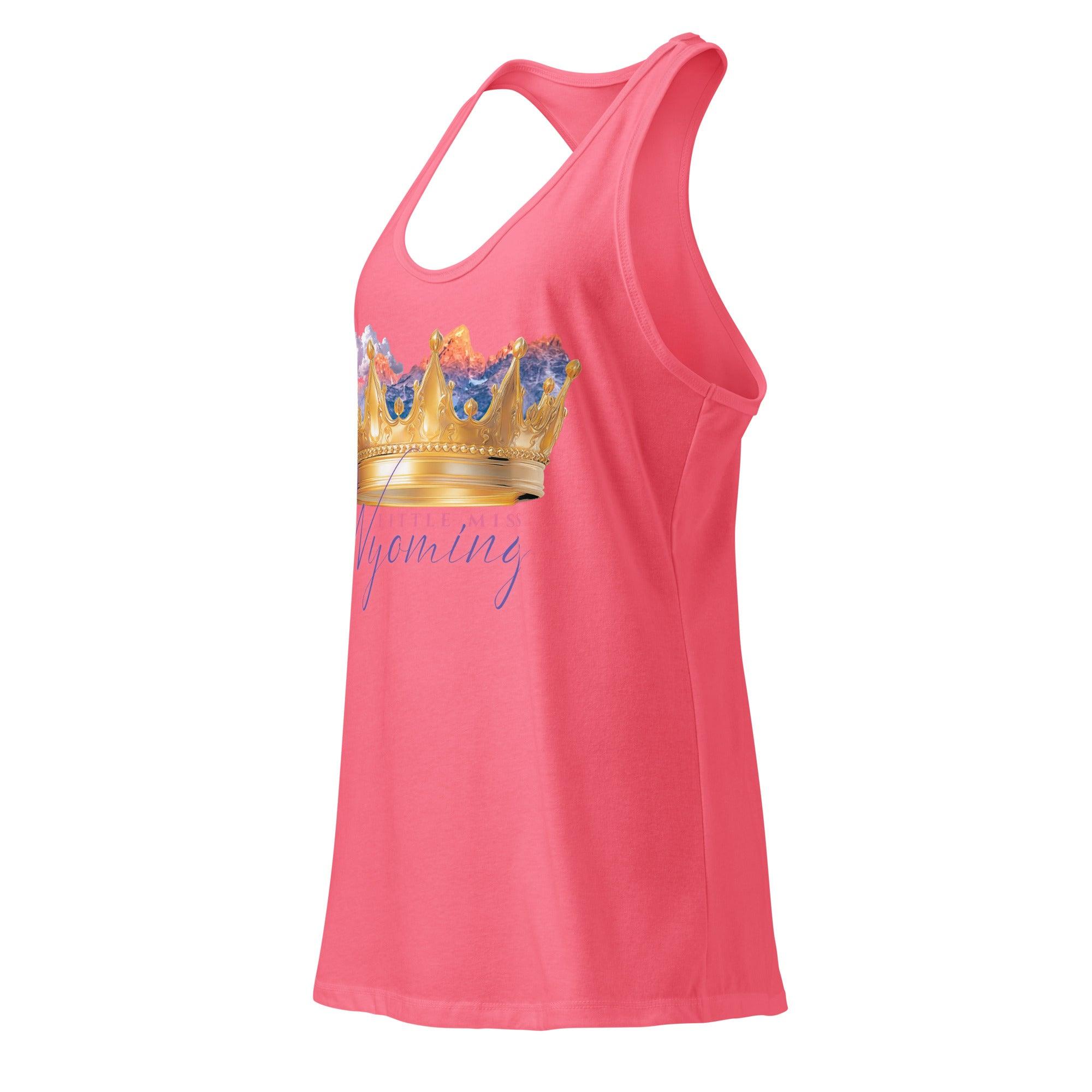 womens-ideal-racerback-tank-top-hot-pink-left-front-6a1267810868f - Sweet Talks Tees