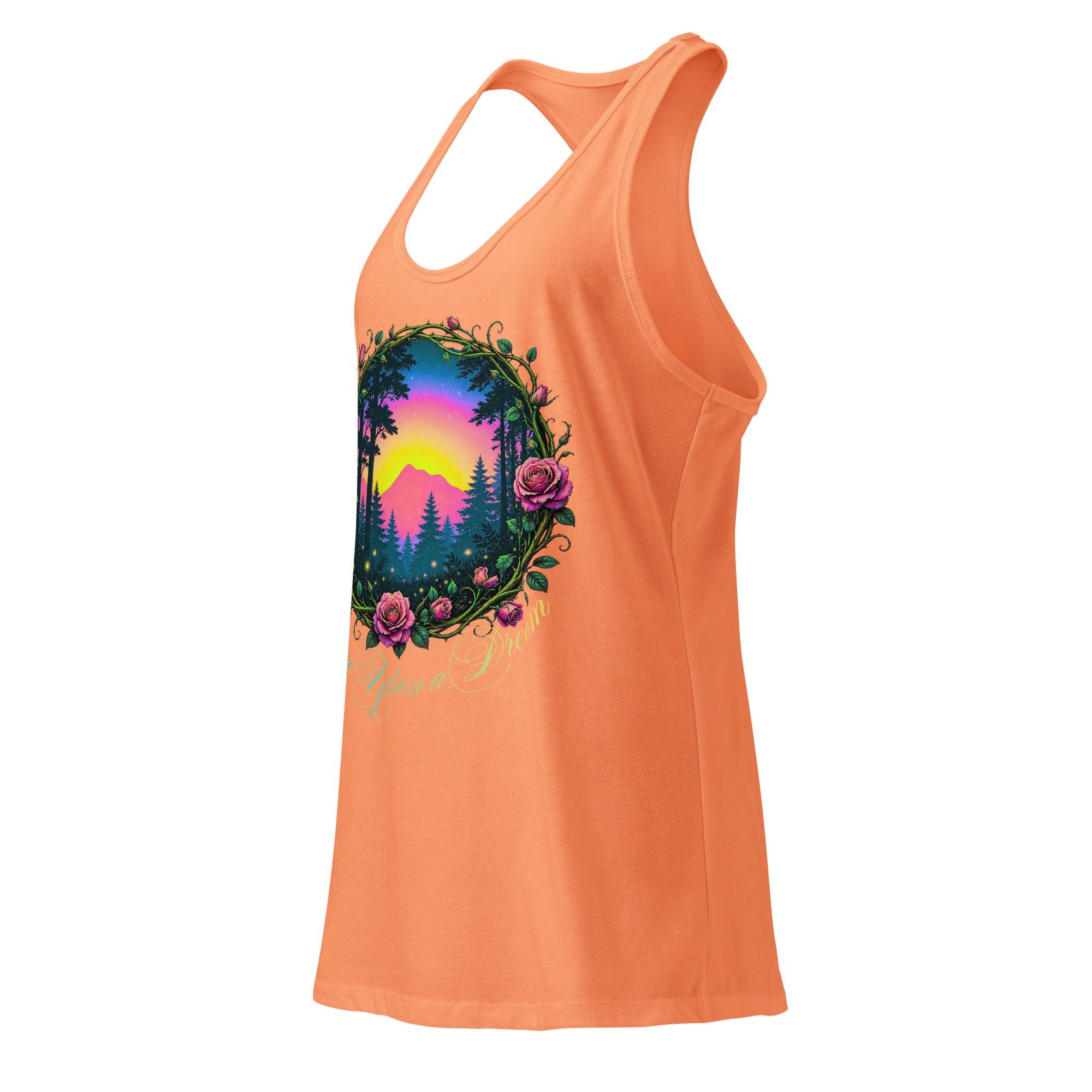 womens-ideal-racerback-tank-top-light-orange-left-front-69fa13a03b4bc - Sweet Talks Tees