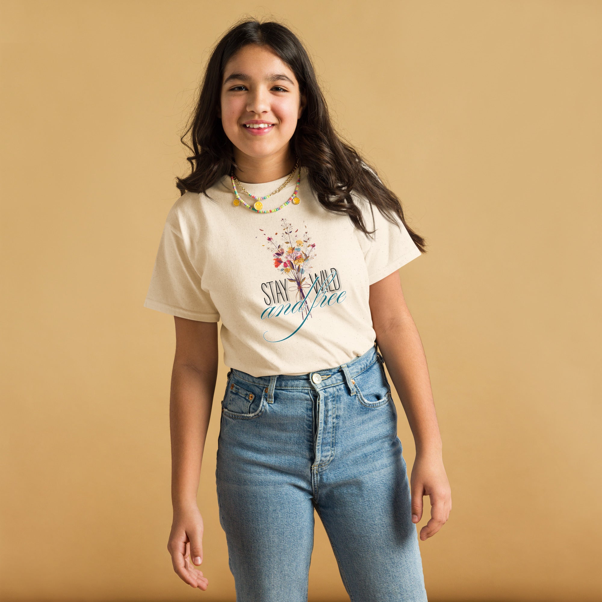 little miss wyoming youth t shirt with western cowgirl graphic design